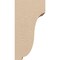 Ekena Millwork 4"W x 4"D x 8"H Wide Van Buren Rough Cedar Woodgrain TimberThane Corbel, Primed Tan CORUR04X04X08VANRCPR - alternate 2